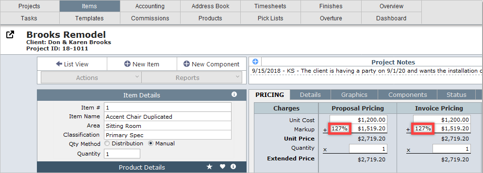 idv markup explained