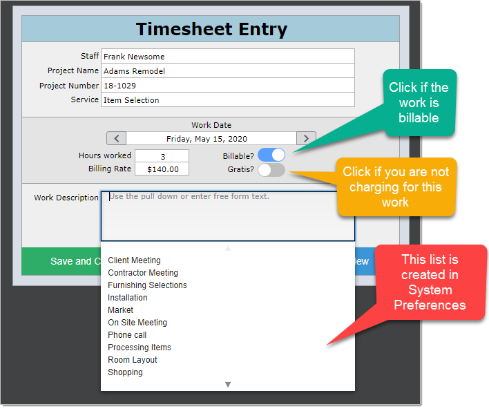 timesheet complete