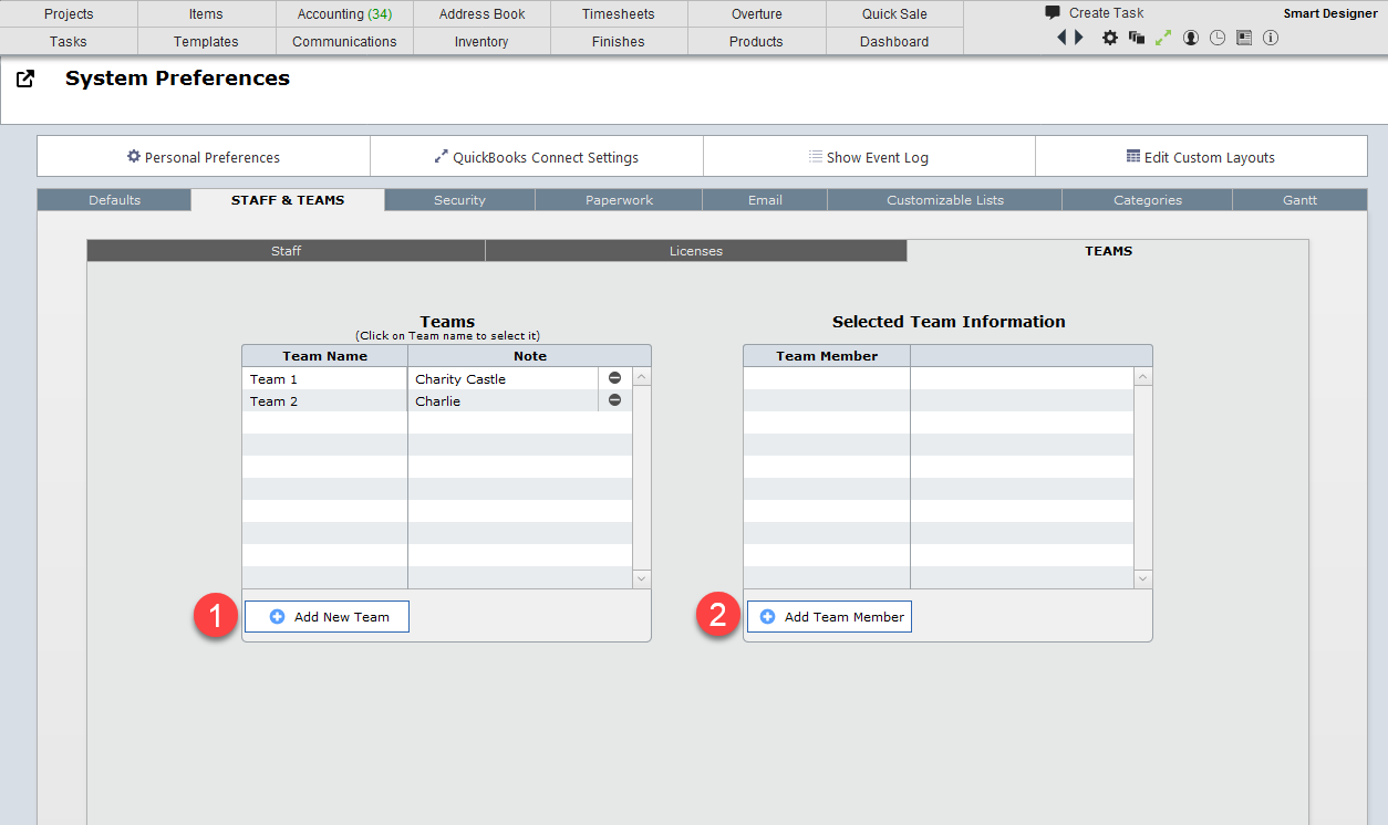 teams tab setup