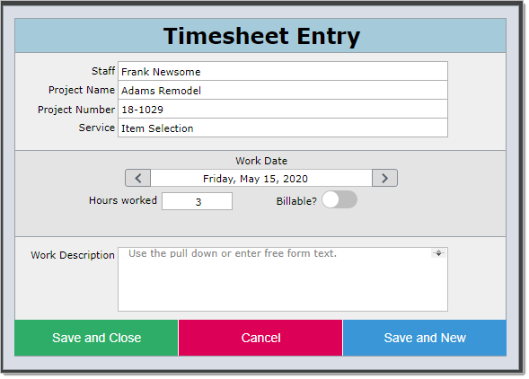 tiemsheet empty