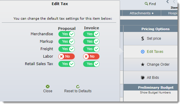 edit sales tax